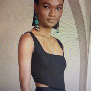 Banana Republic Laurel Top NWT size 10 black